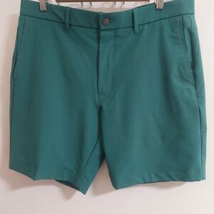 Original Penguin Men's Green Flat Front Shorts